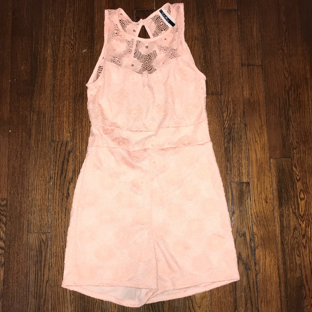 Lace romper!